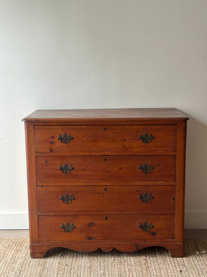 19th c. pine dresser