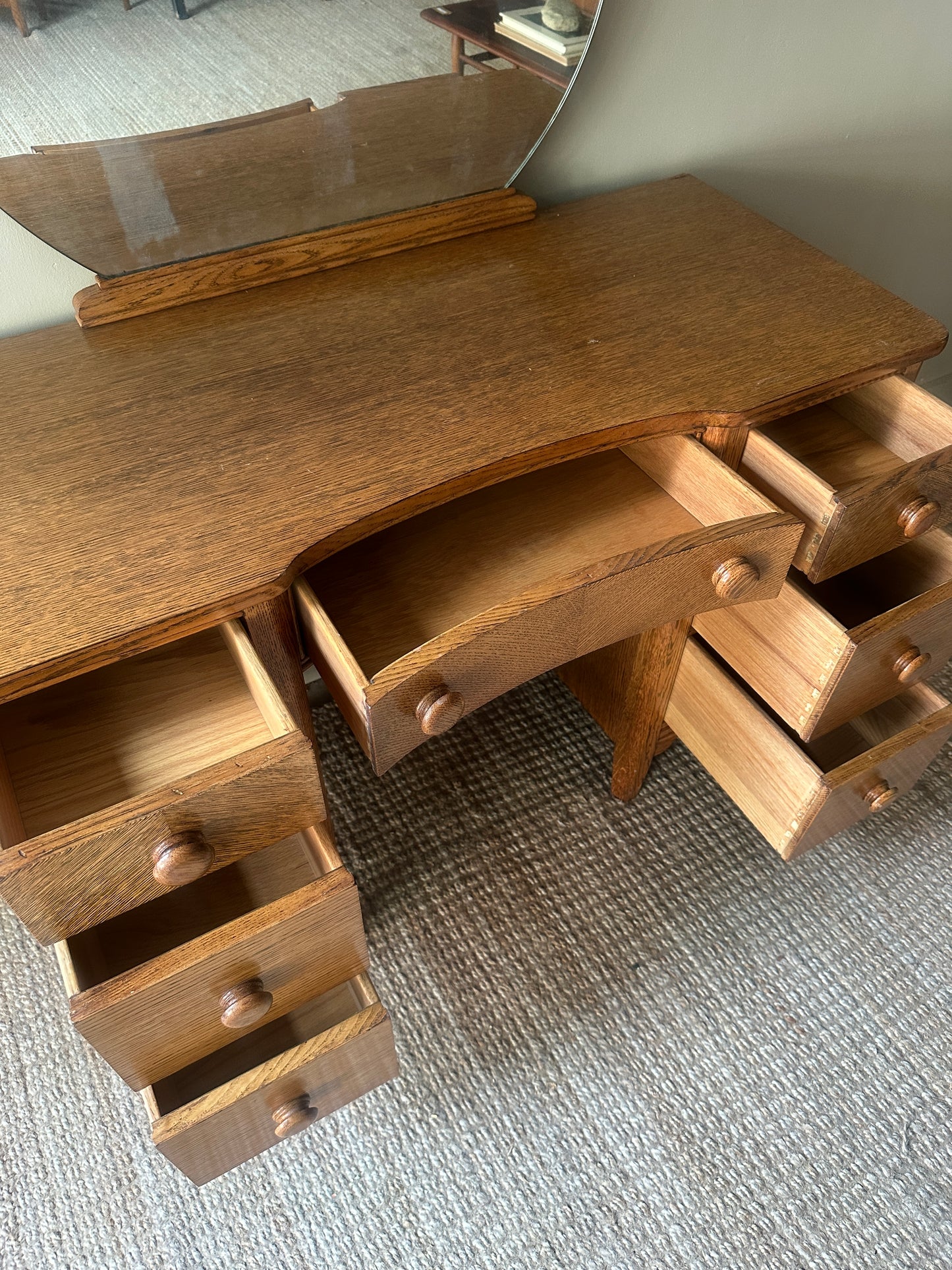 Oak vanity