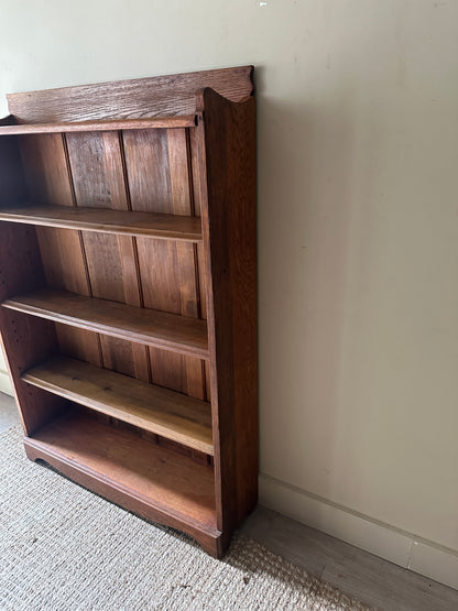 Oak shelves