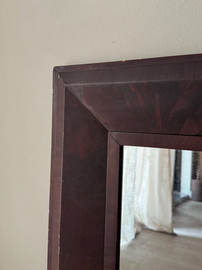 Mahogany ogee mirror
