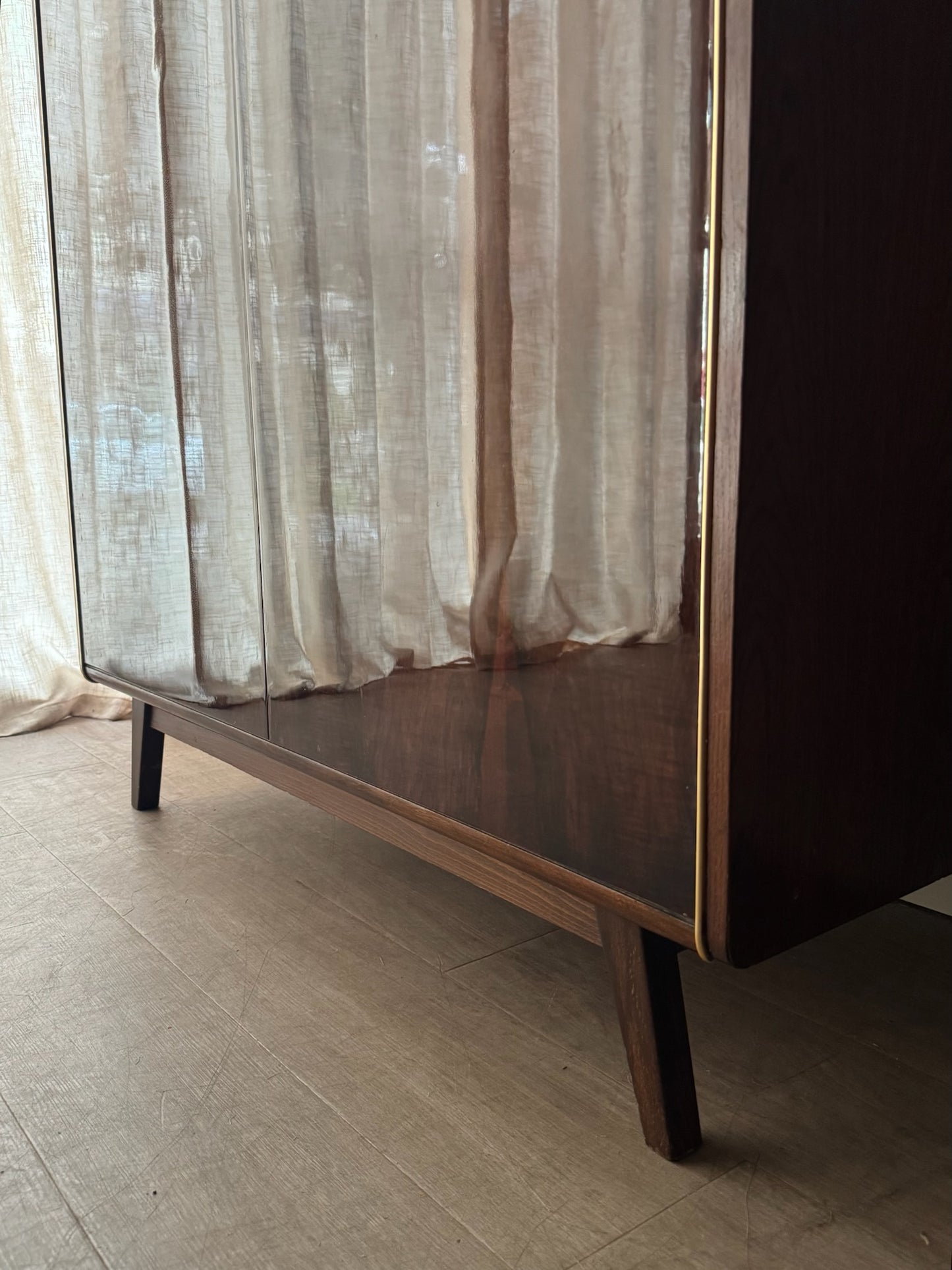 Landsman & Nepozitek for Jitona Czech walnut armoire