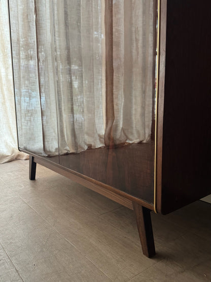 Landsman & Nepozitek for Jitona Czech walnut armoire
