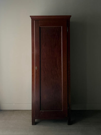 Golden oak chimney cupboard
