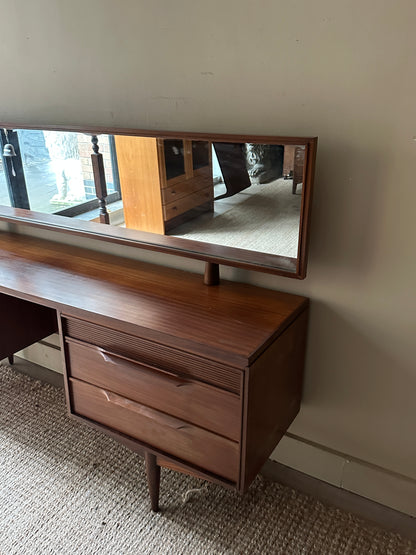 Walnut vanity