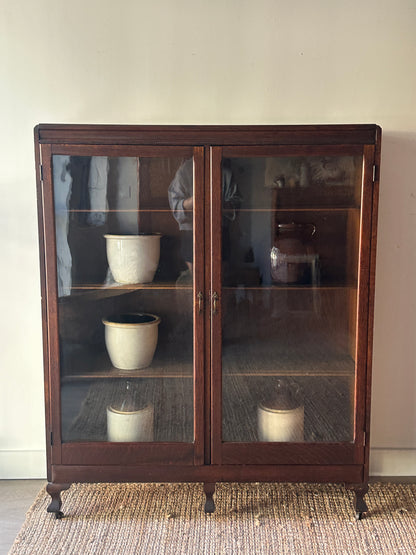 Oak display case