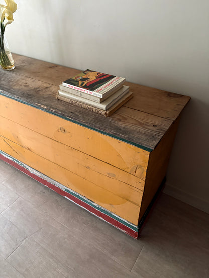 Painted country store counter
