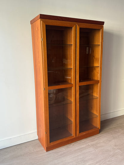 Teak display case