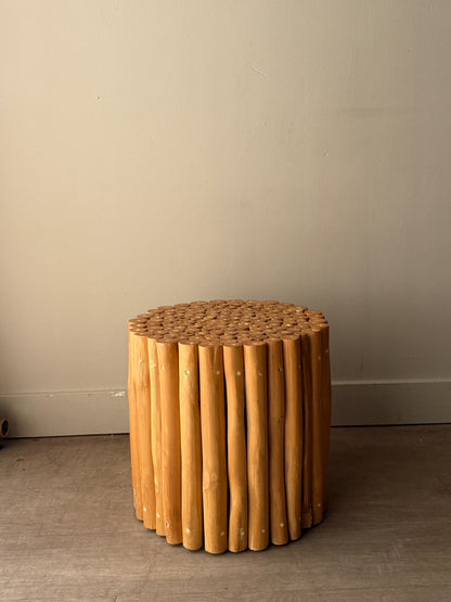 Bamboo side table