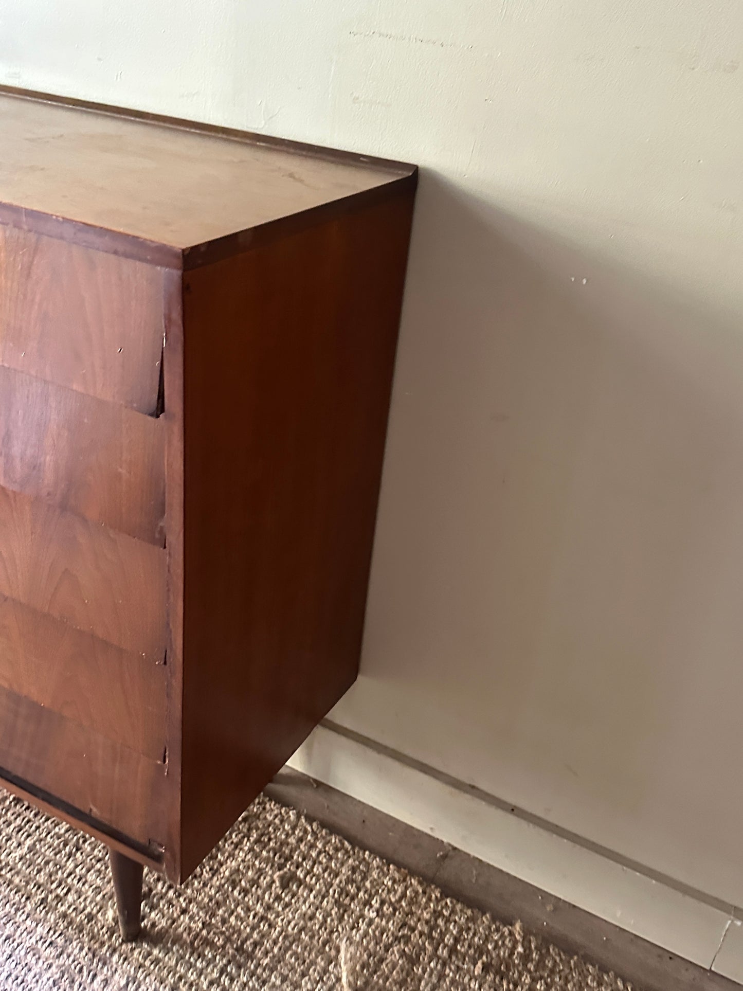 Walnut tallboy