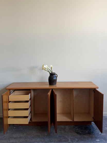 Scandinavian teak credenza