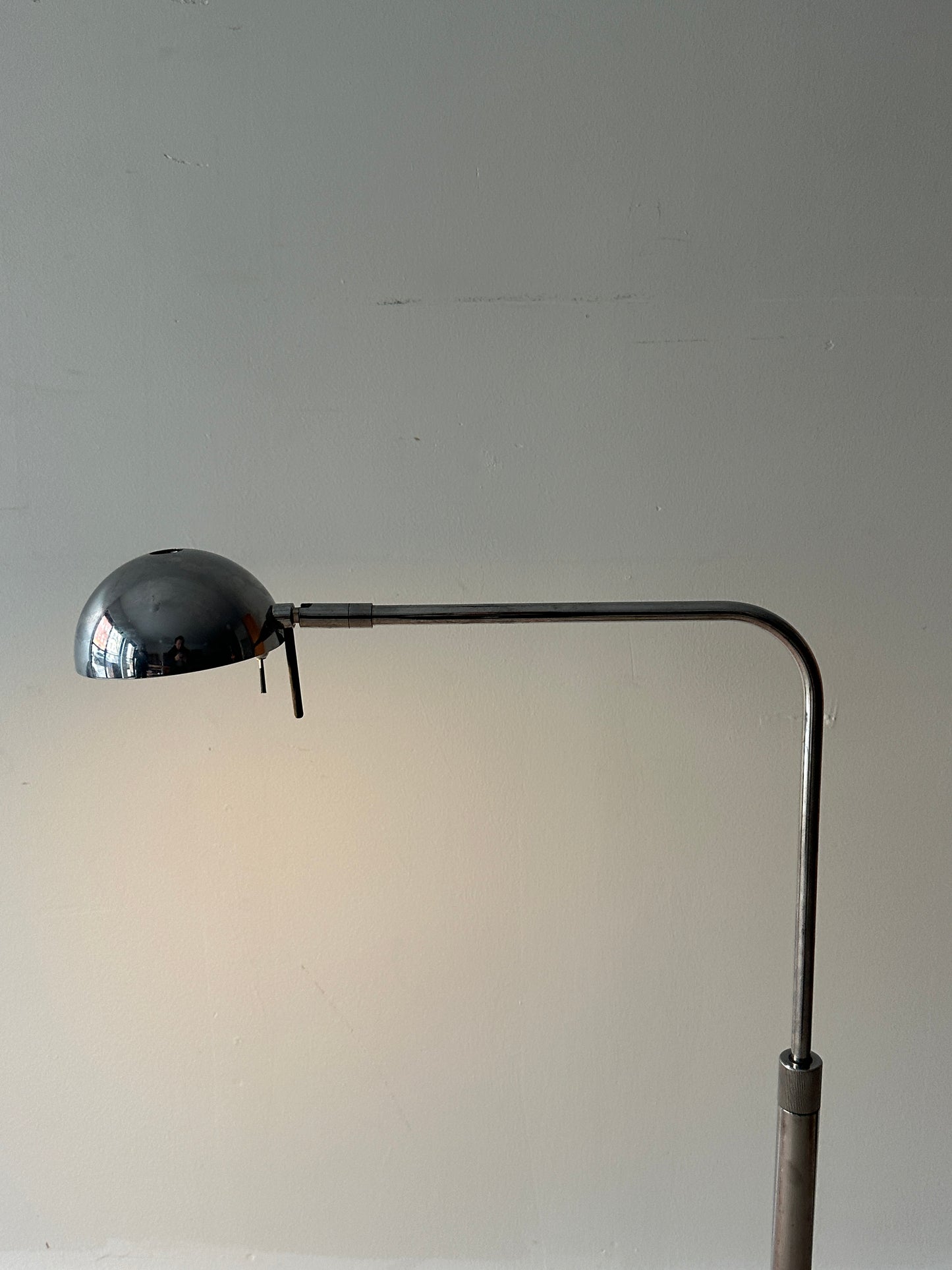 Chrome floor lamp