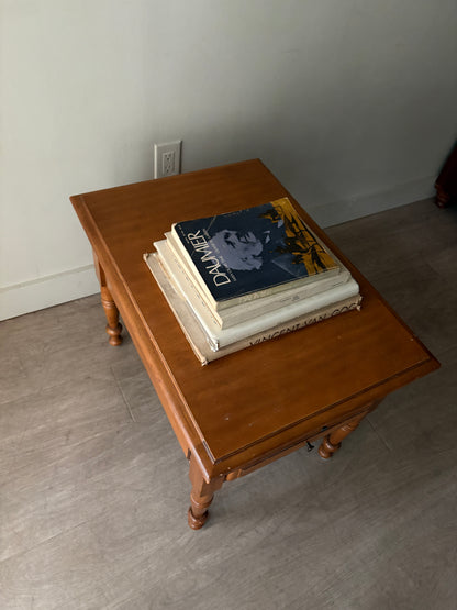 Maple side table
