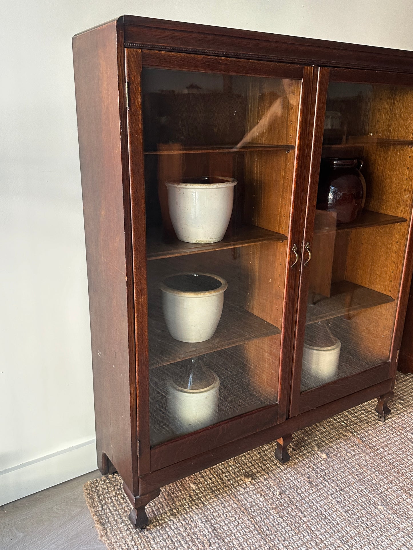 Oak display case