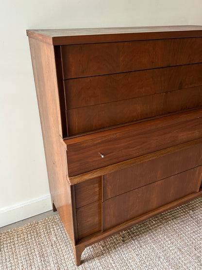 Walnut tallboy