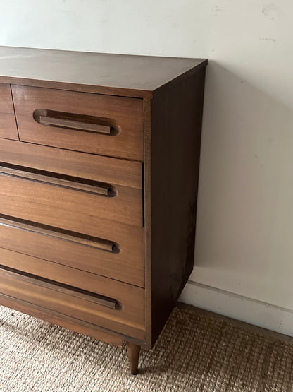 Walnut tallboy