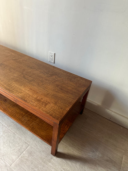 Walnut coffee table