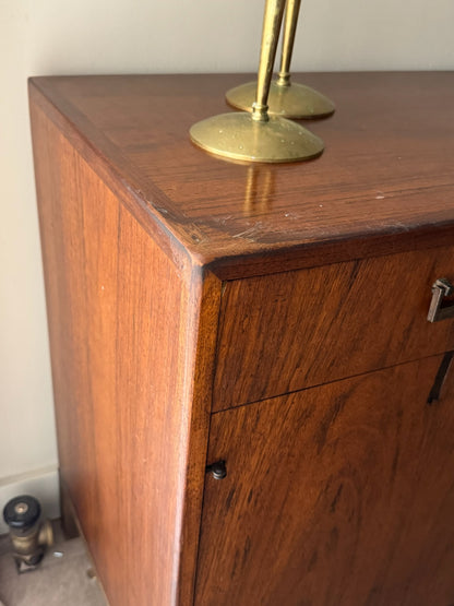 Walnut credenza