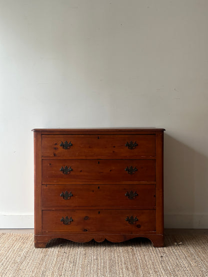 19th c. pine dresser