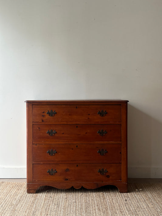19th c. pine dresser
