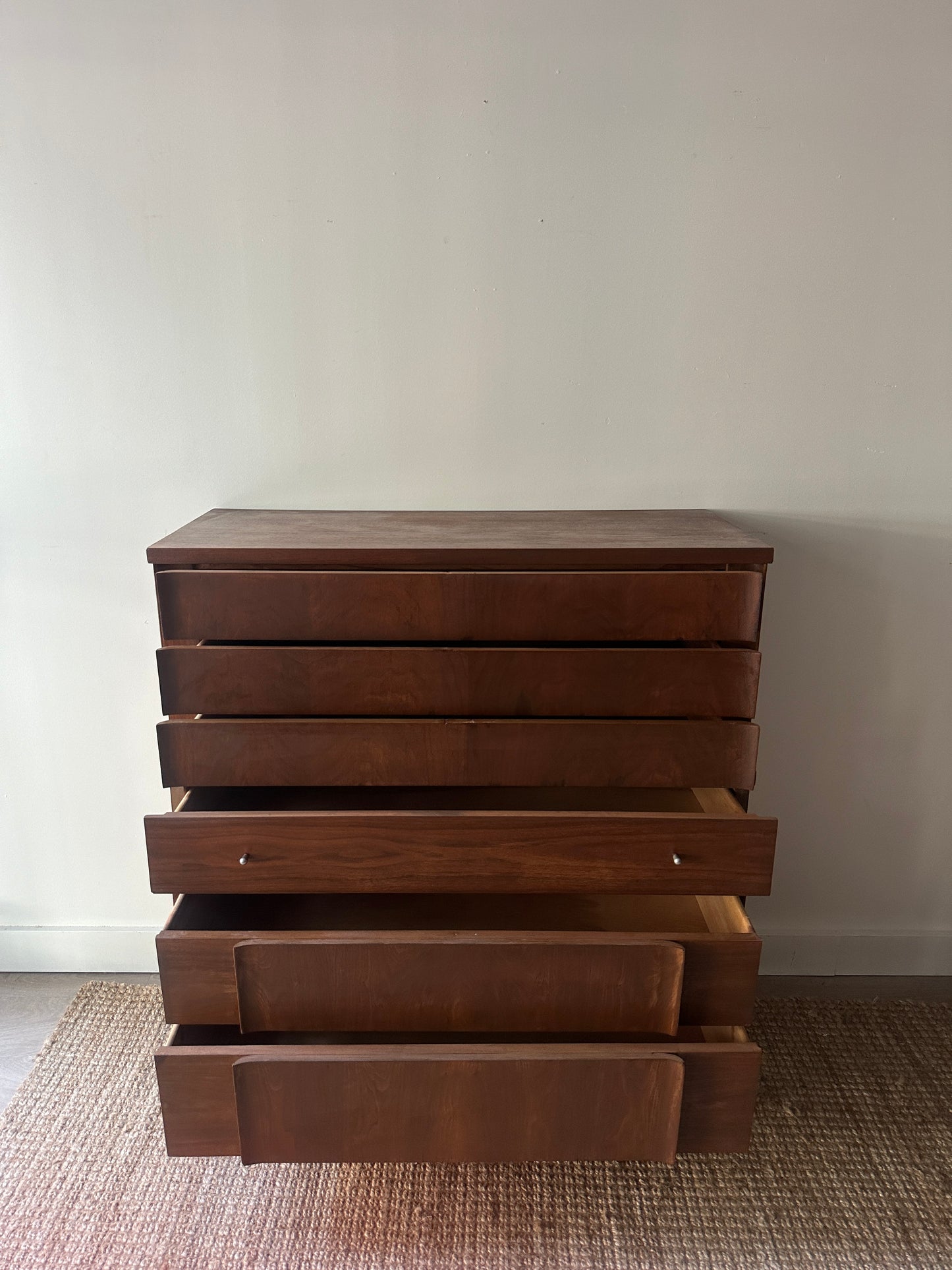 Walnut tallboy