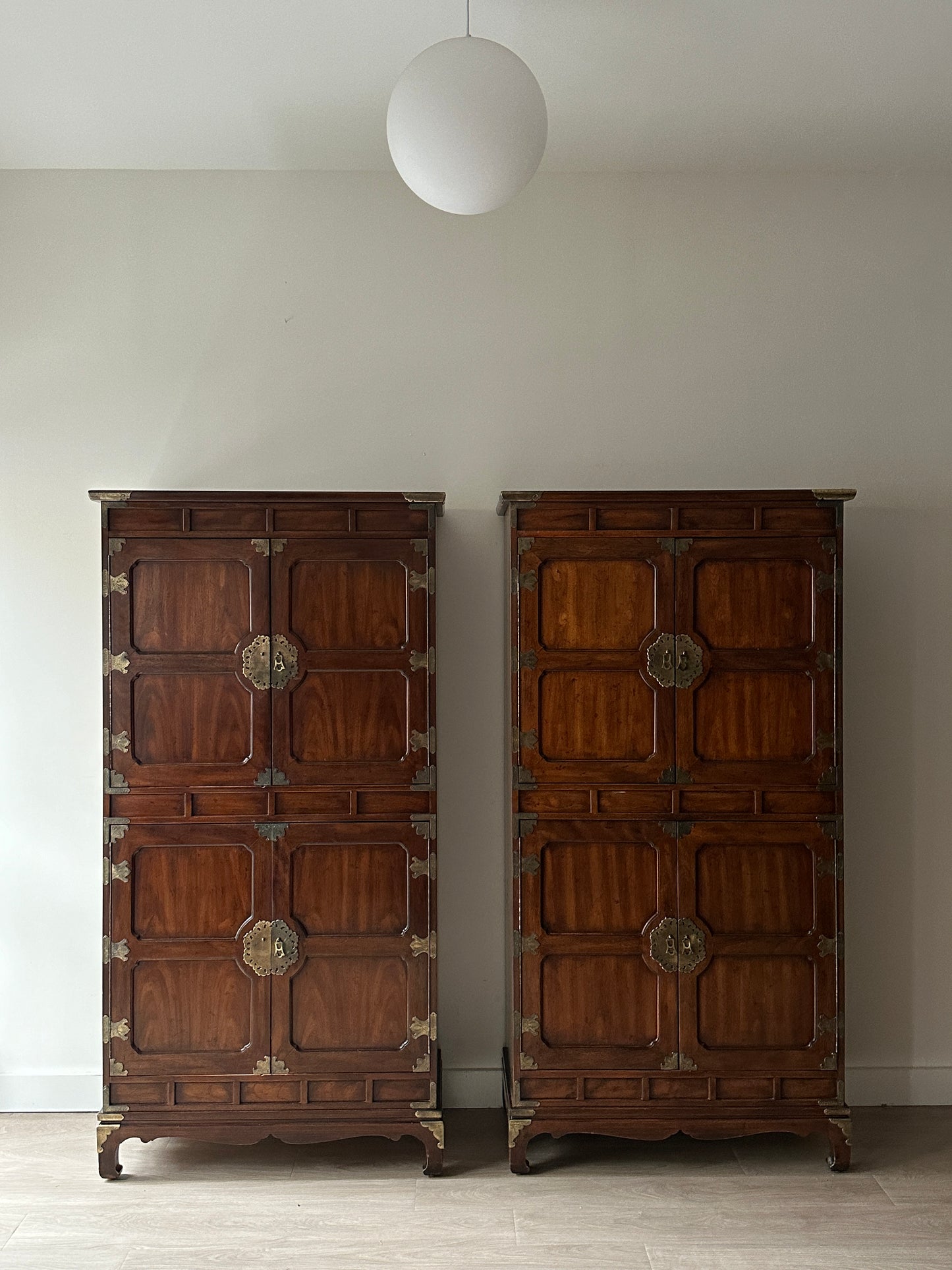 Henredon armoire (left)