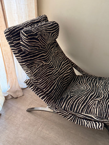 Design Institute of America zebra chaise lounge