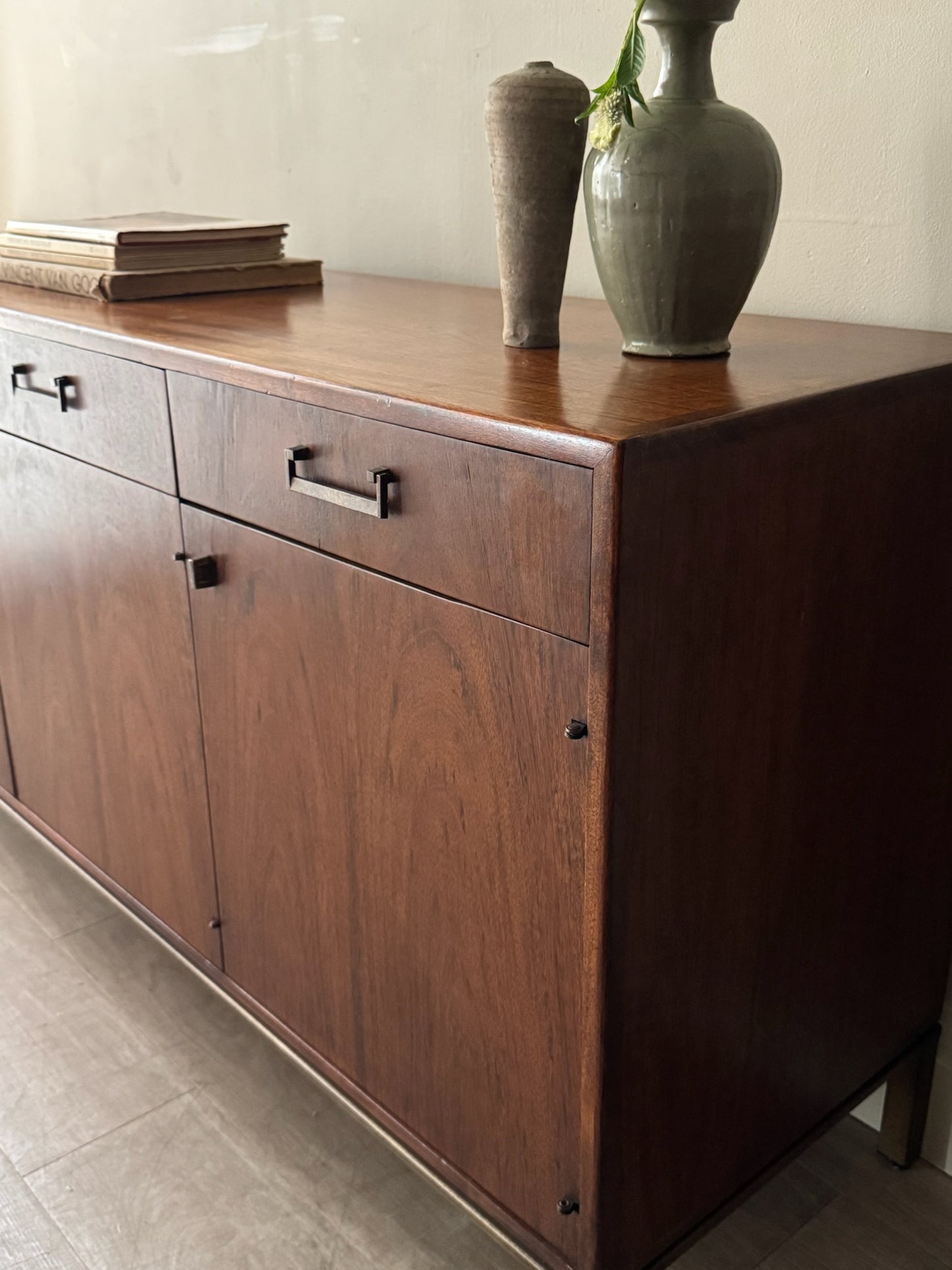 Walnut credenza