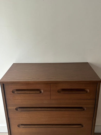 Walnut tallboy