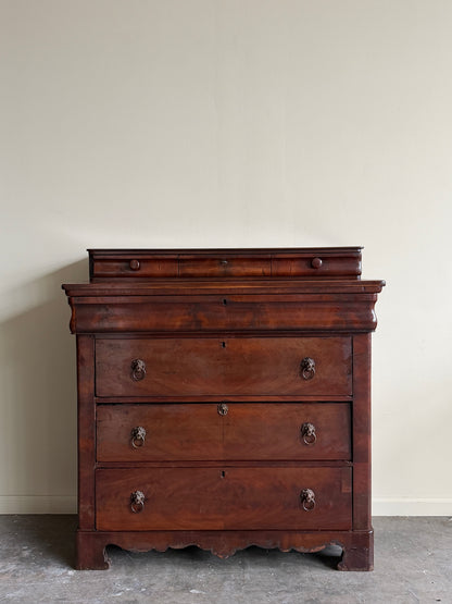 Empire mahogany dresser