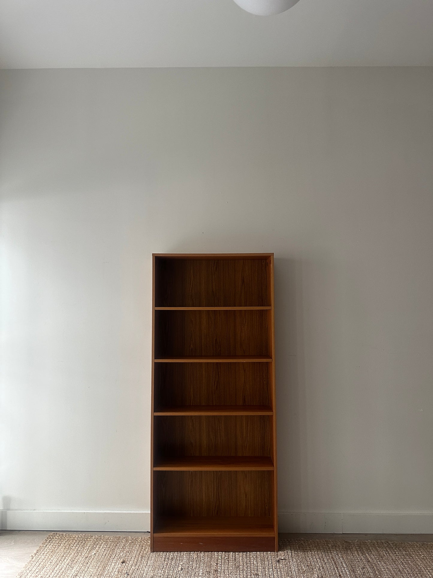 Teak shelves