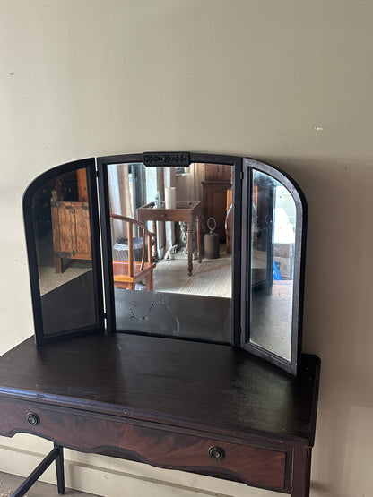 Mahogany vanity
