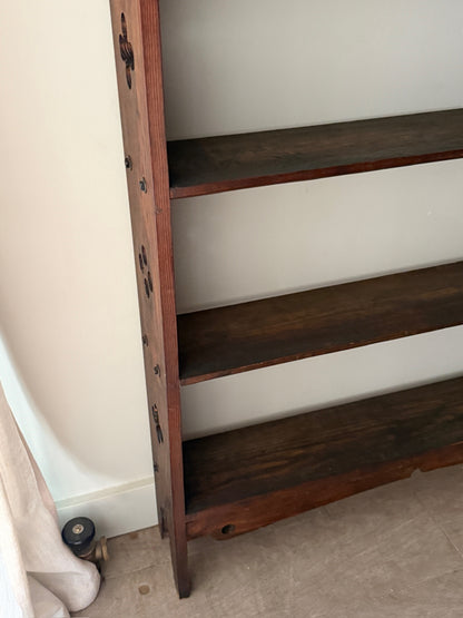 Mission oak shelf