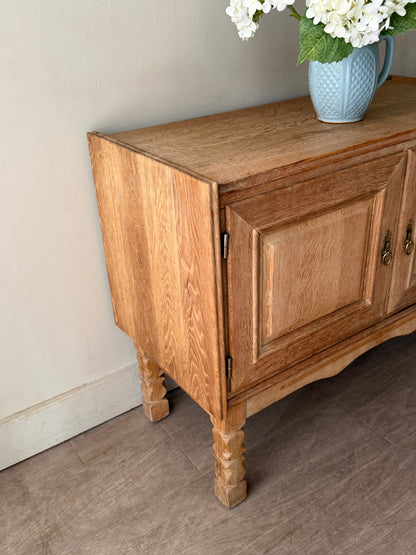 Danish oak console