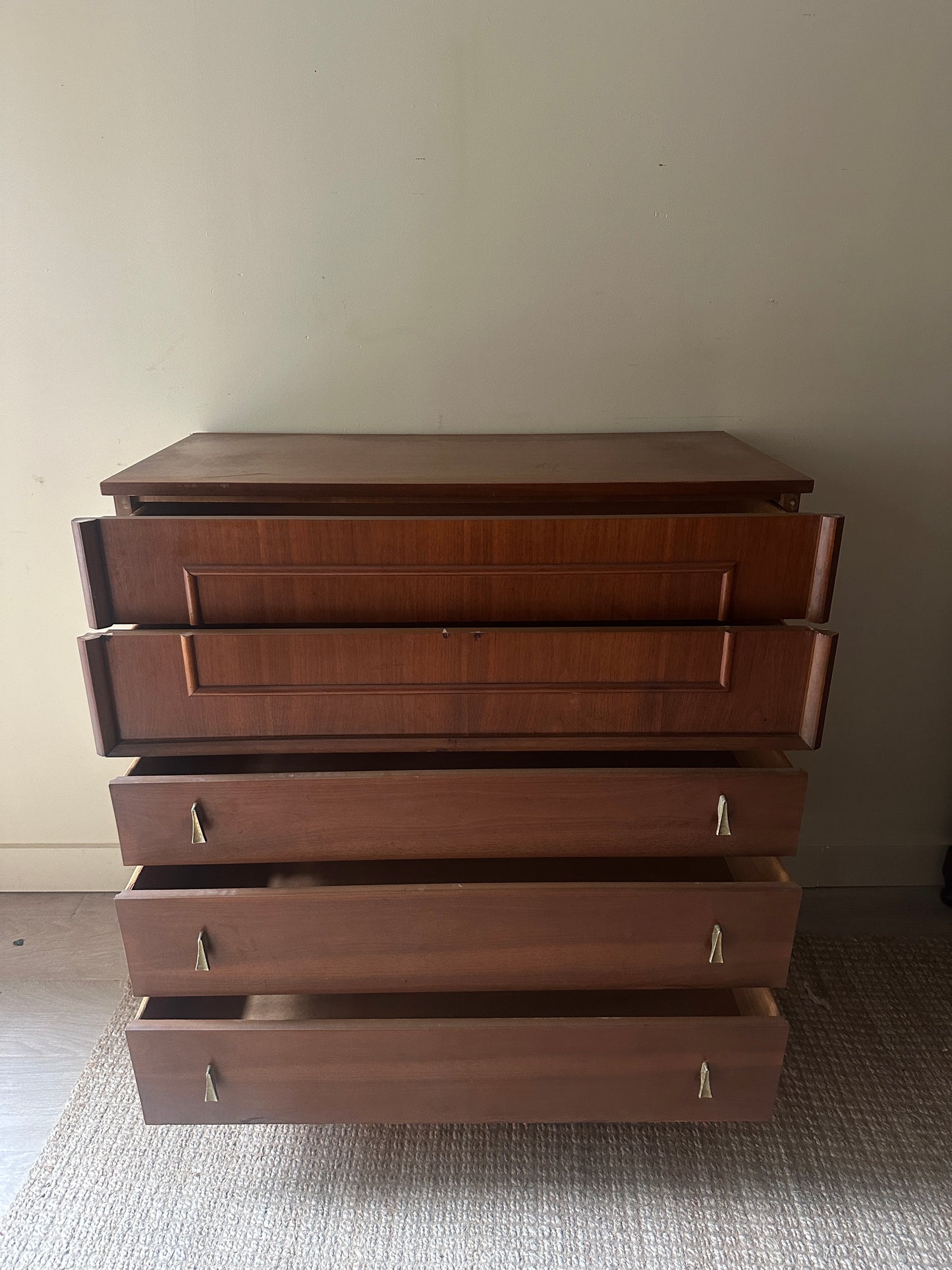 Walnut tallboy