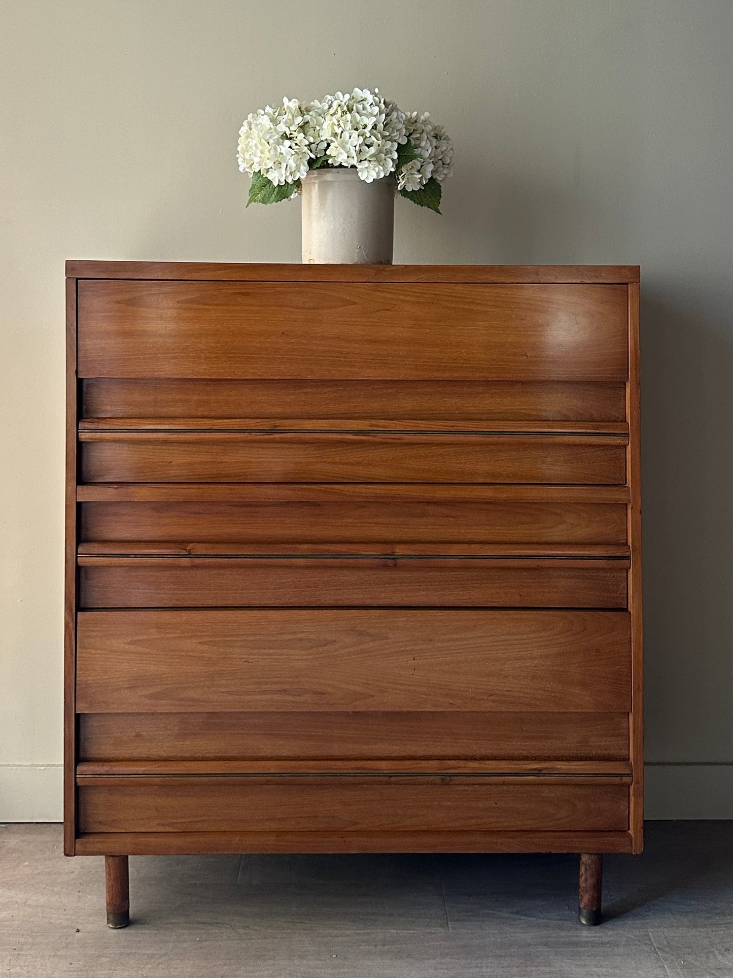 Walnut tallboy