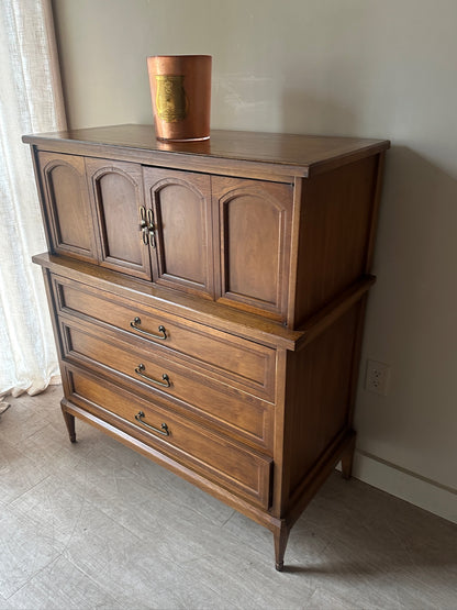 White Furniture walnut directoire dresser