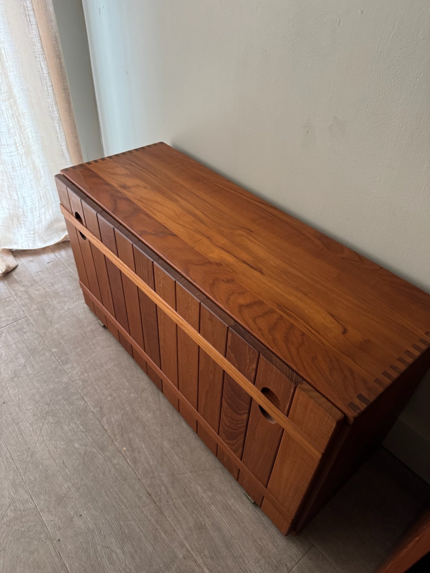 Danish teak 3 piece modular cabinet