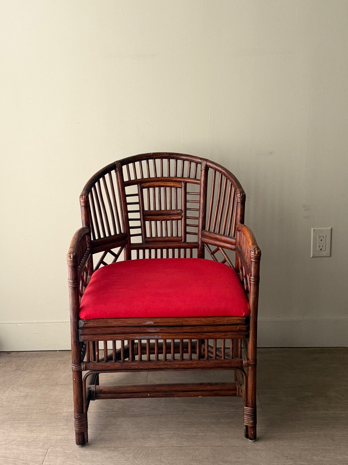 Rattan armchair
