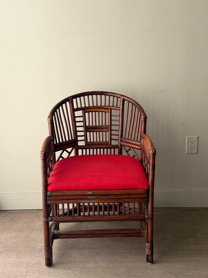 Rattan armchair