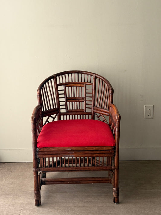 Rattan armchair