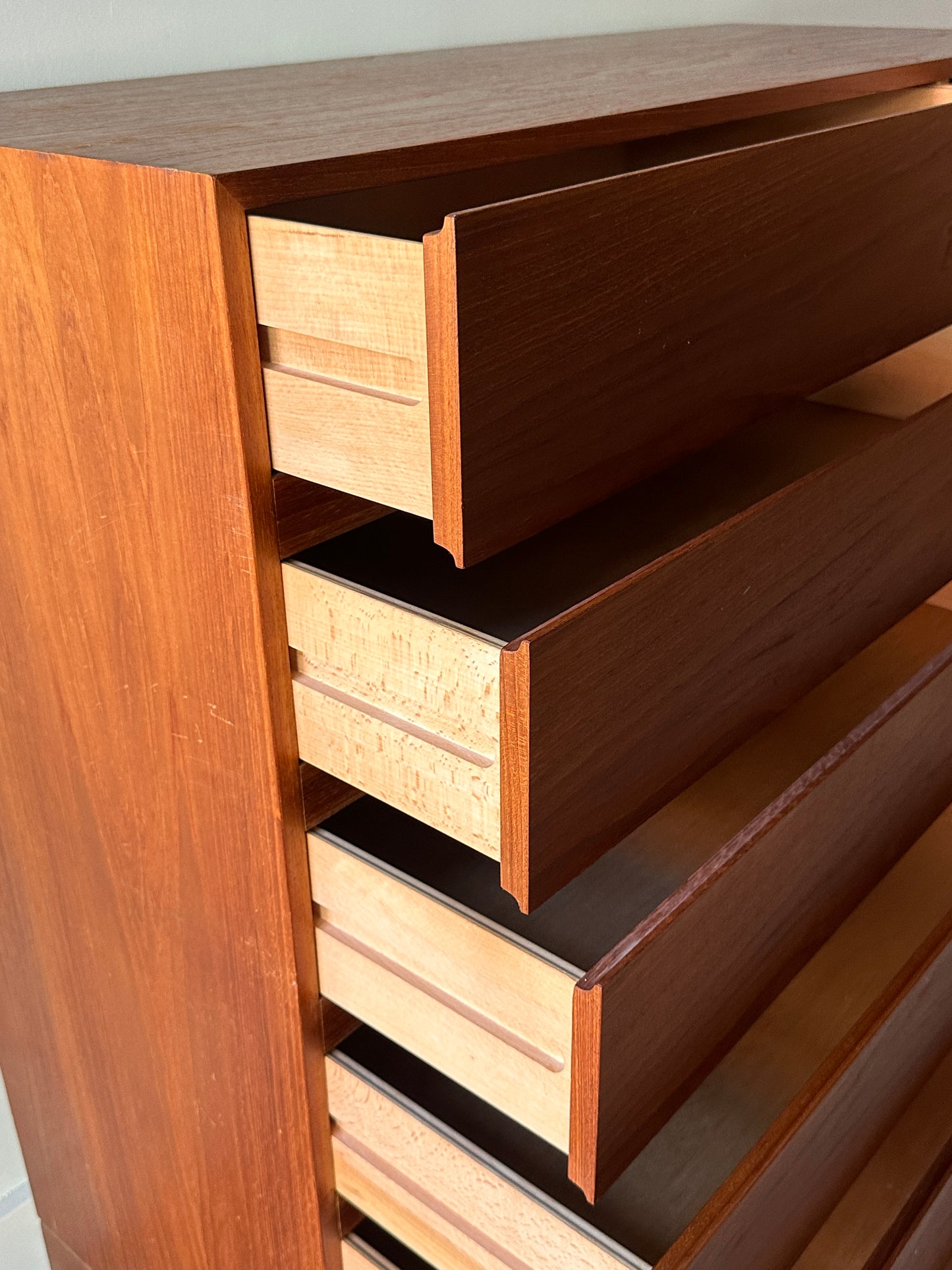 Teak gentleman’s dresser