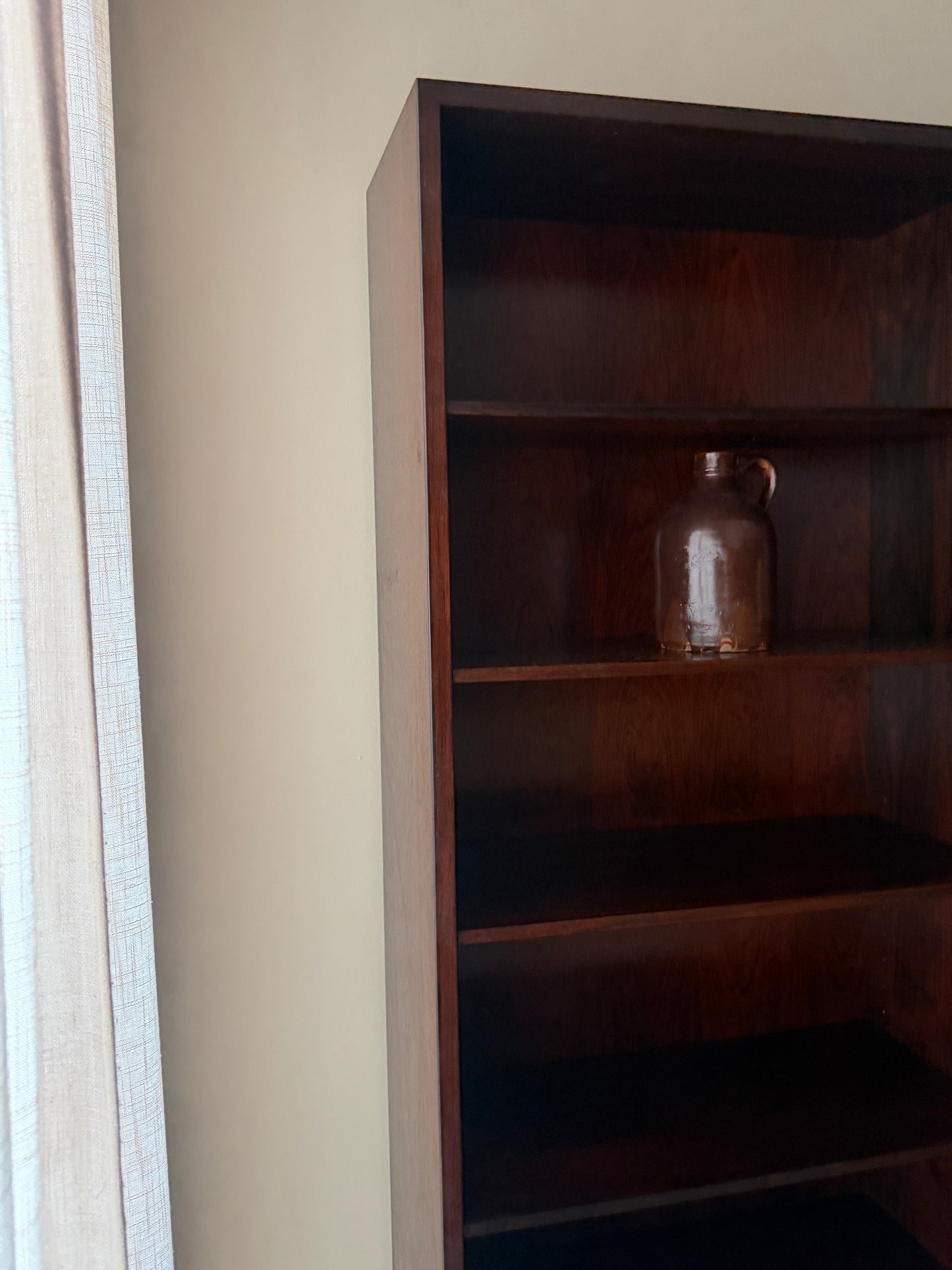 Poul Hundevad two piece rosewood hutch