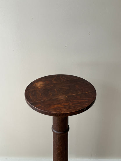 Wooden pedestal