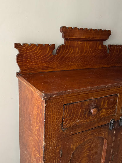 Pennsylvania grain painted jelly cupboard