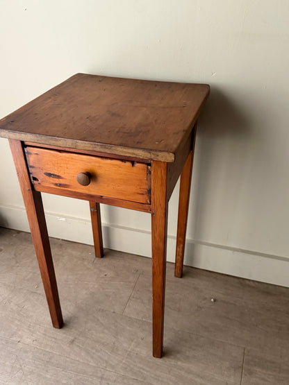 Pine side table
