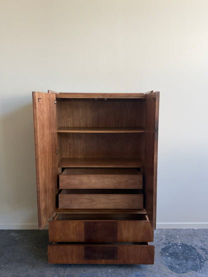 Walnut linen press