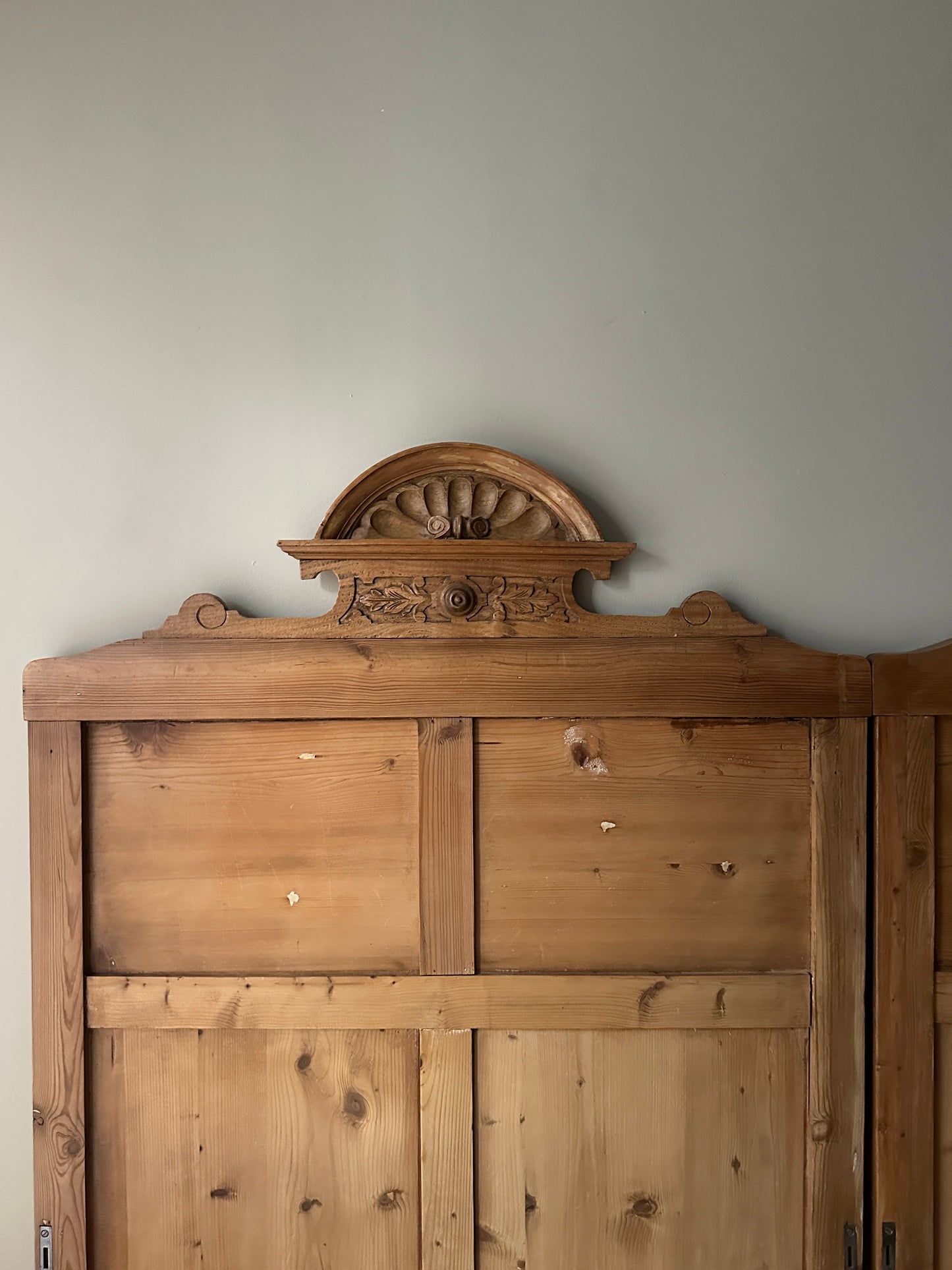Pine headboard and footboard. King or two twin.
