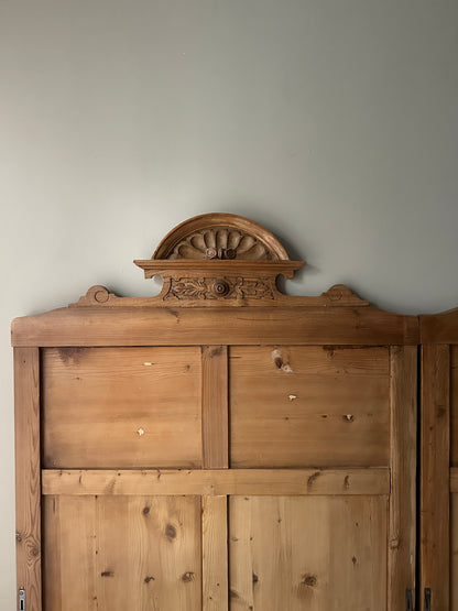 Pine headboard and footboard. King or two twin.