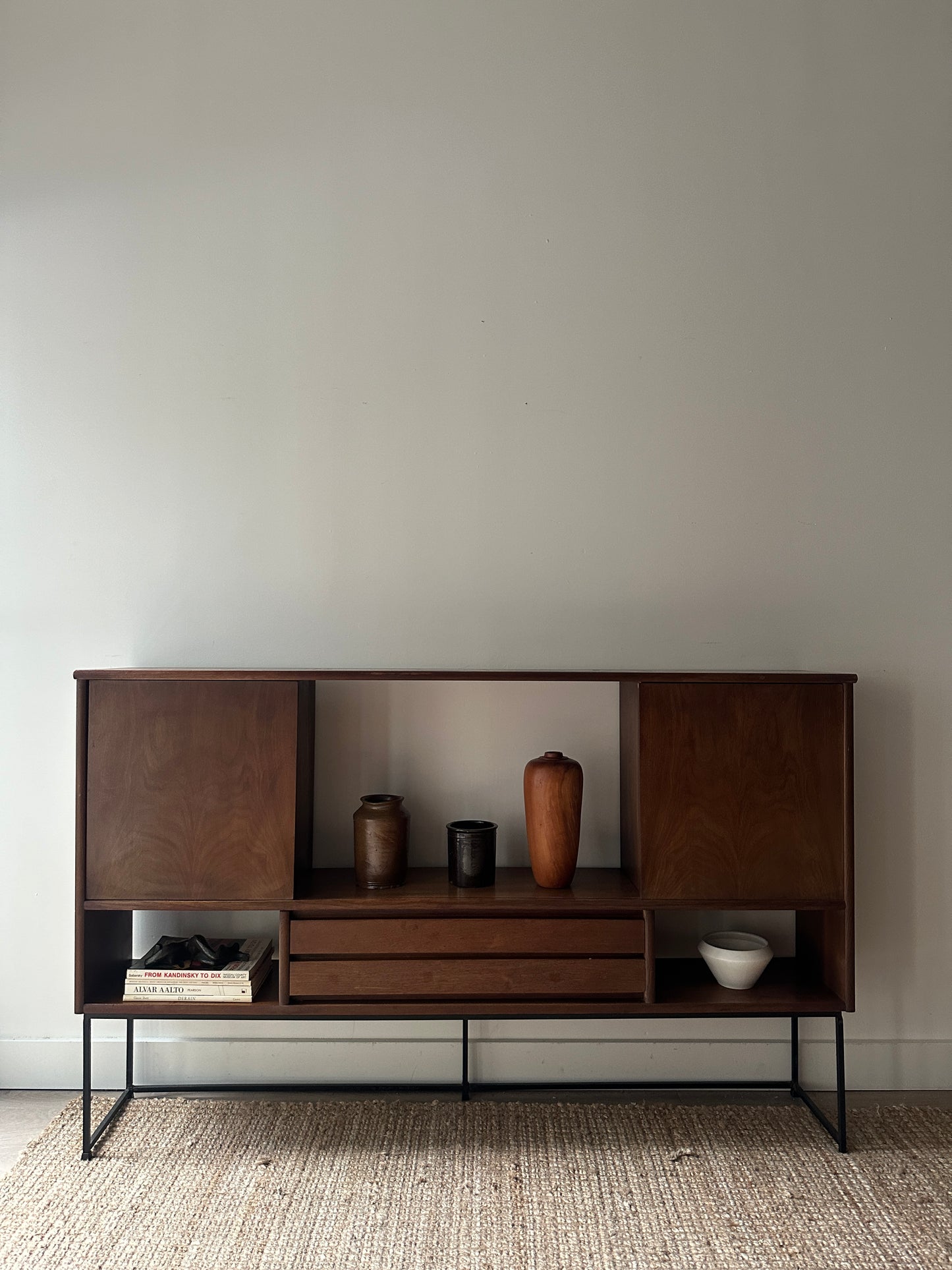 Walnut floor unit