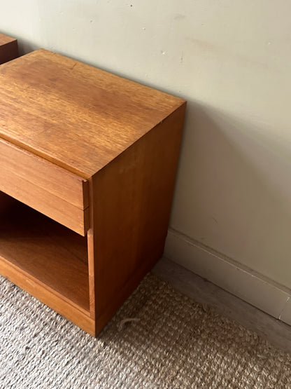 Danish teak side tables. Sold induvidually.
